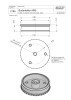 Bottom plate 2185 from ZWO AM5 and AM3 to 3/8" - Picture 3