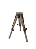 Mini tripod made of genuine walnut wood - Picture 1